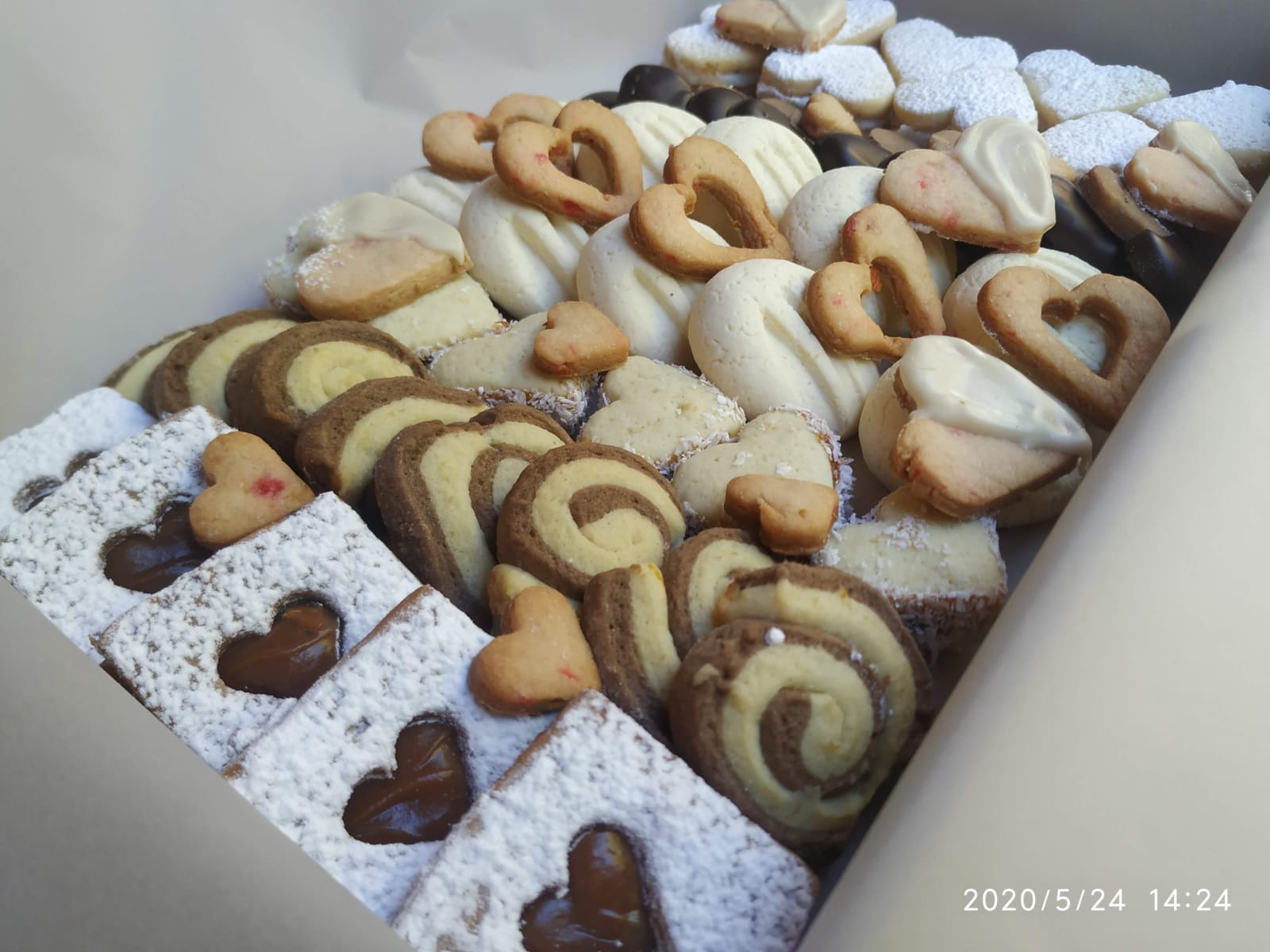 Box de masitas secas