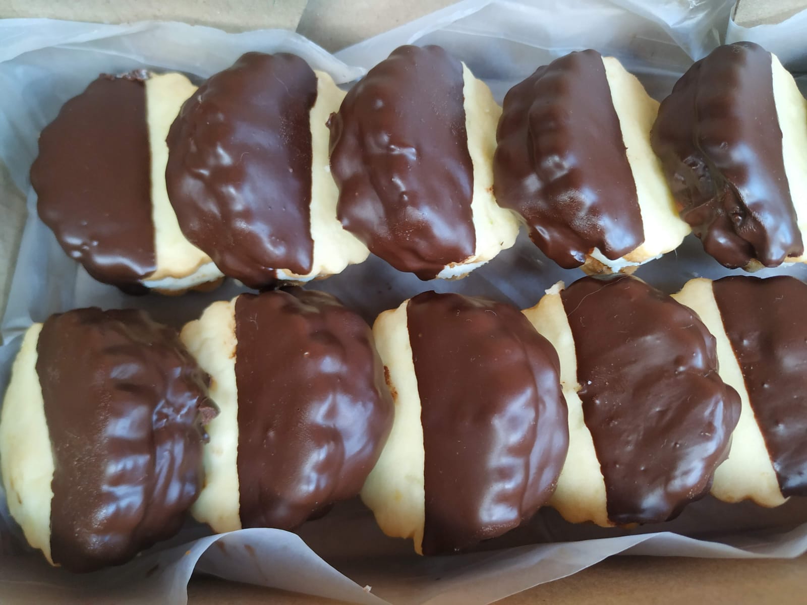 Galletitas de limón bañadas